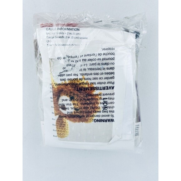 Loops & Threads Lil Crochet Friend Kit ~ Lion~ Intermediate Level - Read - Picture 4 of 10
